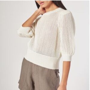 Joie Women's Cream Knit Sweater